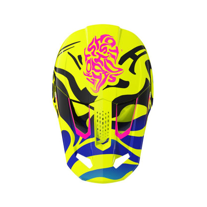 Casco BMX SHOT SPEED Junior Ghost Neon Yellow Glossy