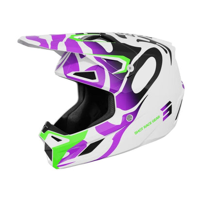 Casco BMX SHOT SPEED Junior Ghost Purple Glossy