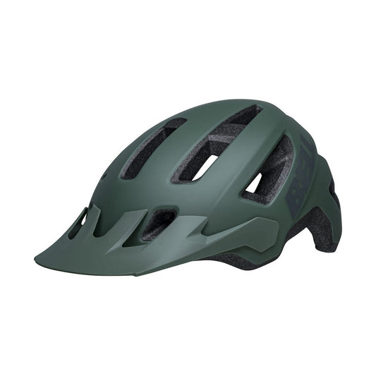 Kask MTB BELL NOMAD 2 zielony — widok z lewej strony