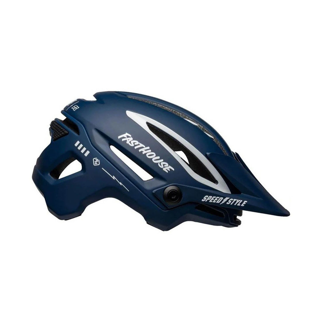 Kask MTB BELL SIXER MIPS FASTHOUSE w kolorze niebieskim i białym — widok produktu