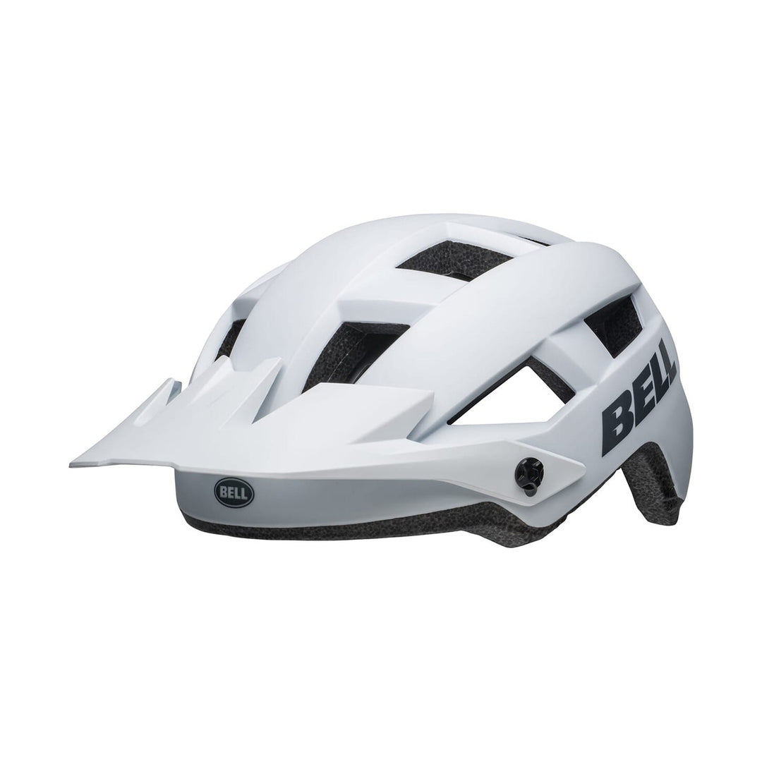 Kask MTB BELL SPARK 2 biały — widok z lewej strony