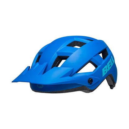 Kask MTB BELL SPARK 2 niebieski — widok z lewej strony