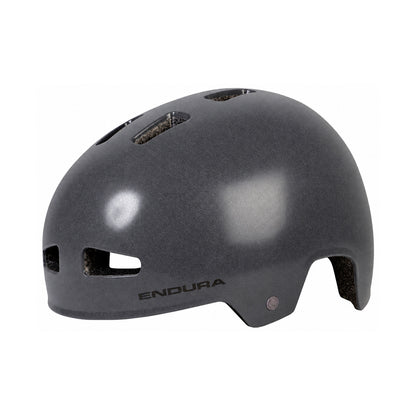 Capacete de BMX tipo bol ENDURA PISSPOT cinzento — vista do produto