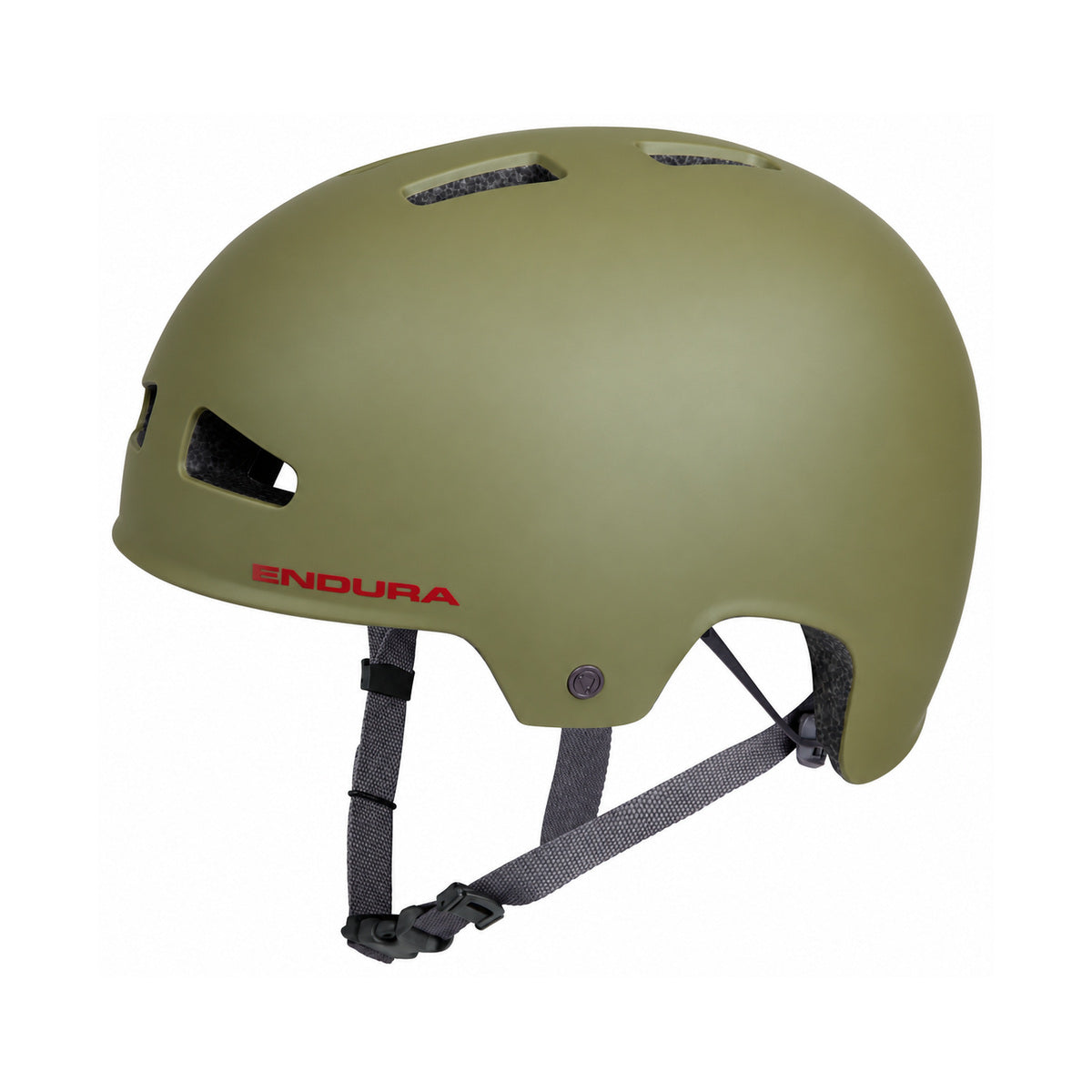 Capacete de BMX tipo bol ENDURA PISSPOT verde — vista do produto