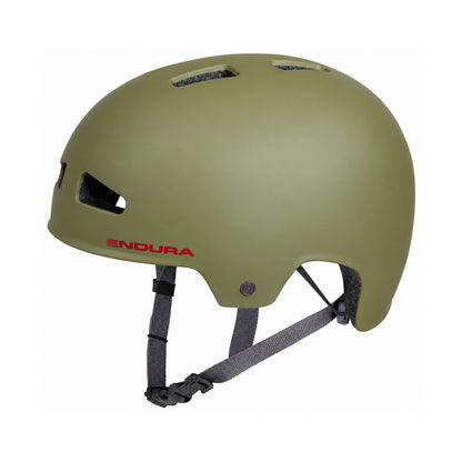 Capacete de BMX tipo bol ENDURA PISSPOT verde — vista do produto
