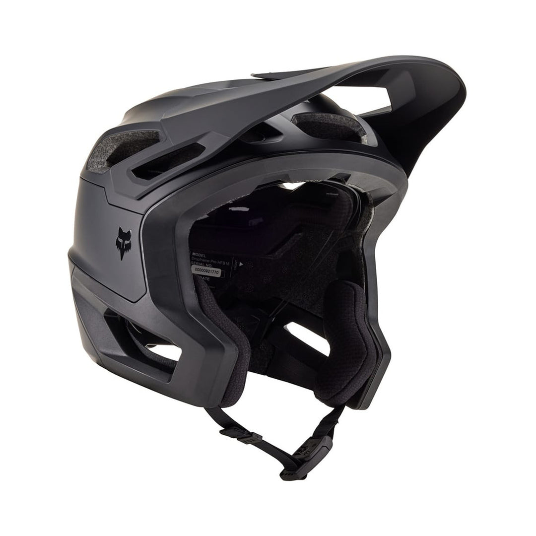 MTB-helm FOX DROPFRAME PRO MIPS zwart — productweergave
