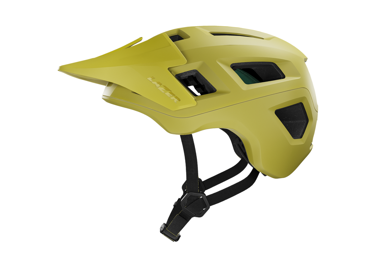 Kask MTB LAZER COYOTTE KINETICORE w kolorze matowej zieleni — widok główny