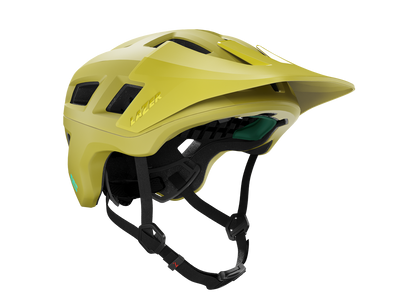 Kask MTB LAZER COYOTTE KINETICORE w kolorze matowej zieleni — widok dodatkowy 2