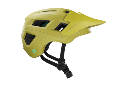 Kask MTB LAZER COYOTTE KINETICORE w kolorze matowej zieleni — widok dodatkowy 3