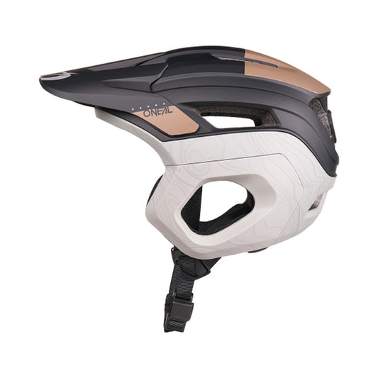 Kask MTB O'NEAL TRAPPER EVO SOLID czarno-brązowo-szary — widok produktu