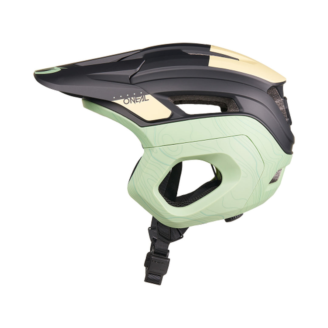 Kask MTB O'NEAL TRAPPER EVO TOPO czarno-piaskowo-miętowy — widok produktu