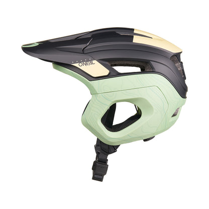 Kask MTB O'NEAL TRAPPER EVO TOPO czarno-piaskowo-miętowy — widok produktu