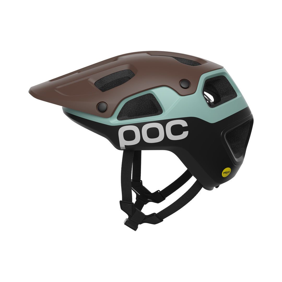 Kask MTB POC CULARIS PURE brązowo-niebieski — widok produktu