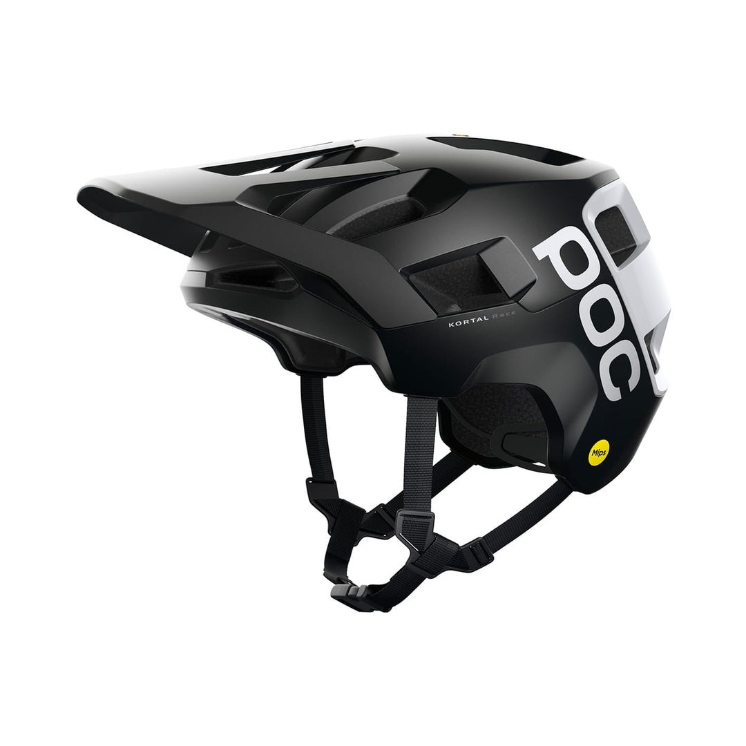 POC KORTAL RACE MIPS MTB ķivere, melna/balta — produkta attēls