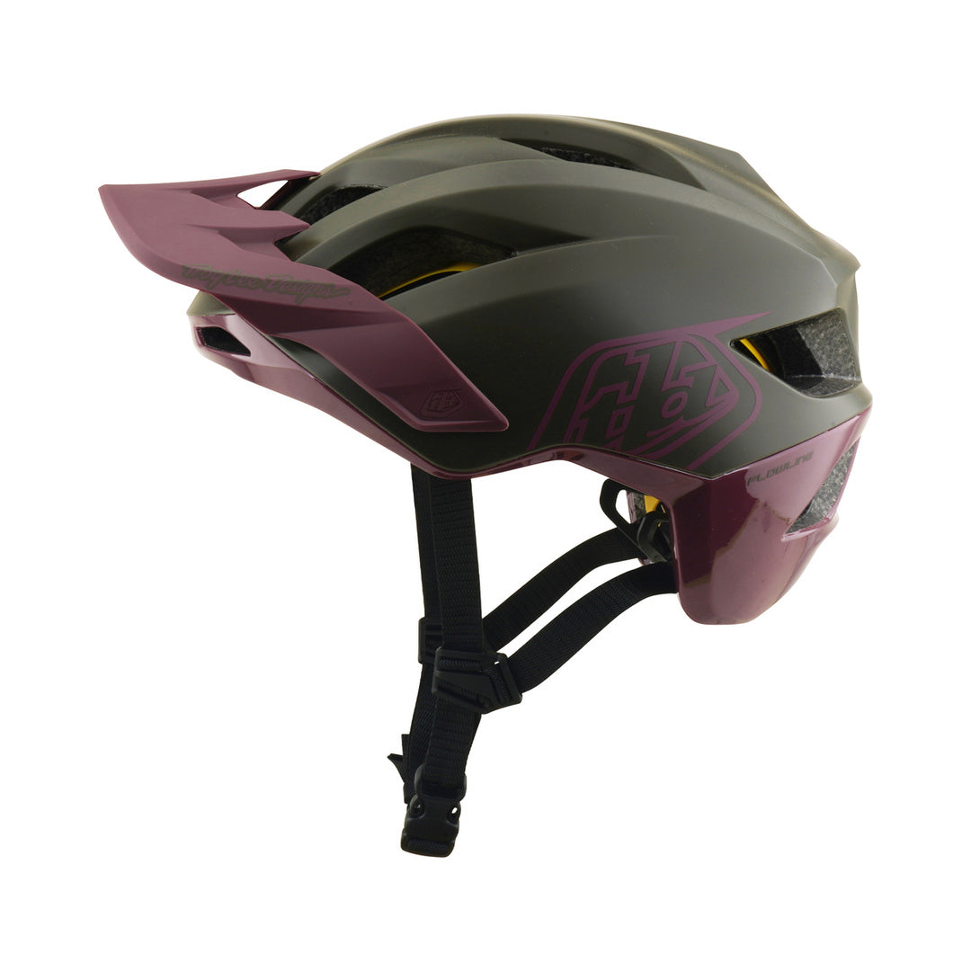 Kask MTB TROY LEE DESIGNS FLOWLINE POINT MIPS szaro-śliwkowy — widok produktu