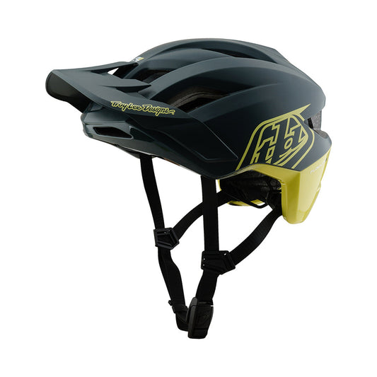 Kask MTB TROY LEE DESIGNS FLOWLINE SE MIPS w kolorze szarym i żółtym — widok produktu