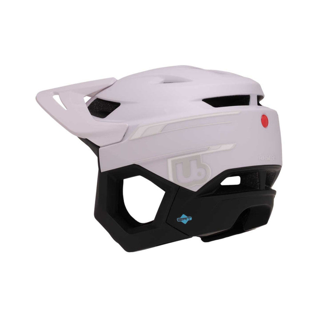 Casco MTB URGE RASCAS Air Stream bianco/nero — vista rivolta a sinistra