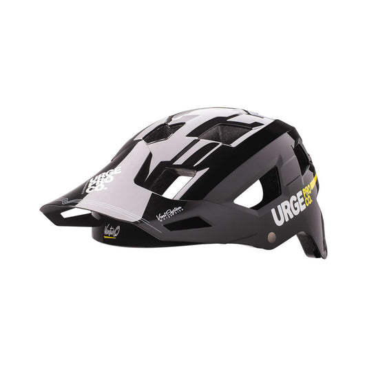 Kask MTB URGE VENTURO czarny — widok z lewej strony