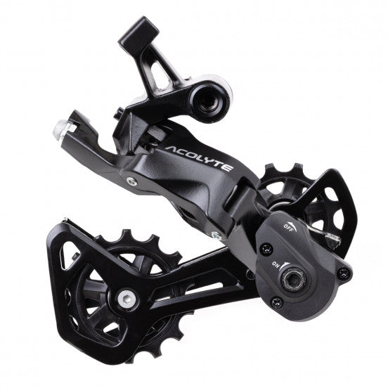 Dérailleur Arrière MICROSHIFT ACOLYTE V2 RD-M5185M-B 8V Chape Moyenne Springlock