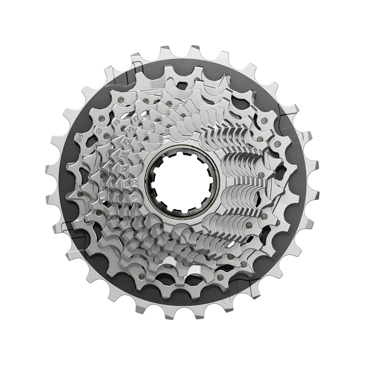 Kaseta 12-rzędowa SRAM FORCE XG-1270 E1 – oficjalny widok z przodu