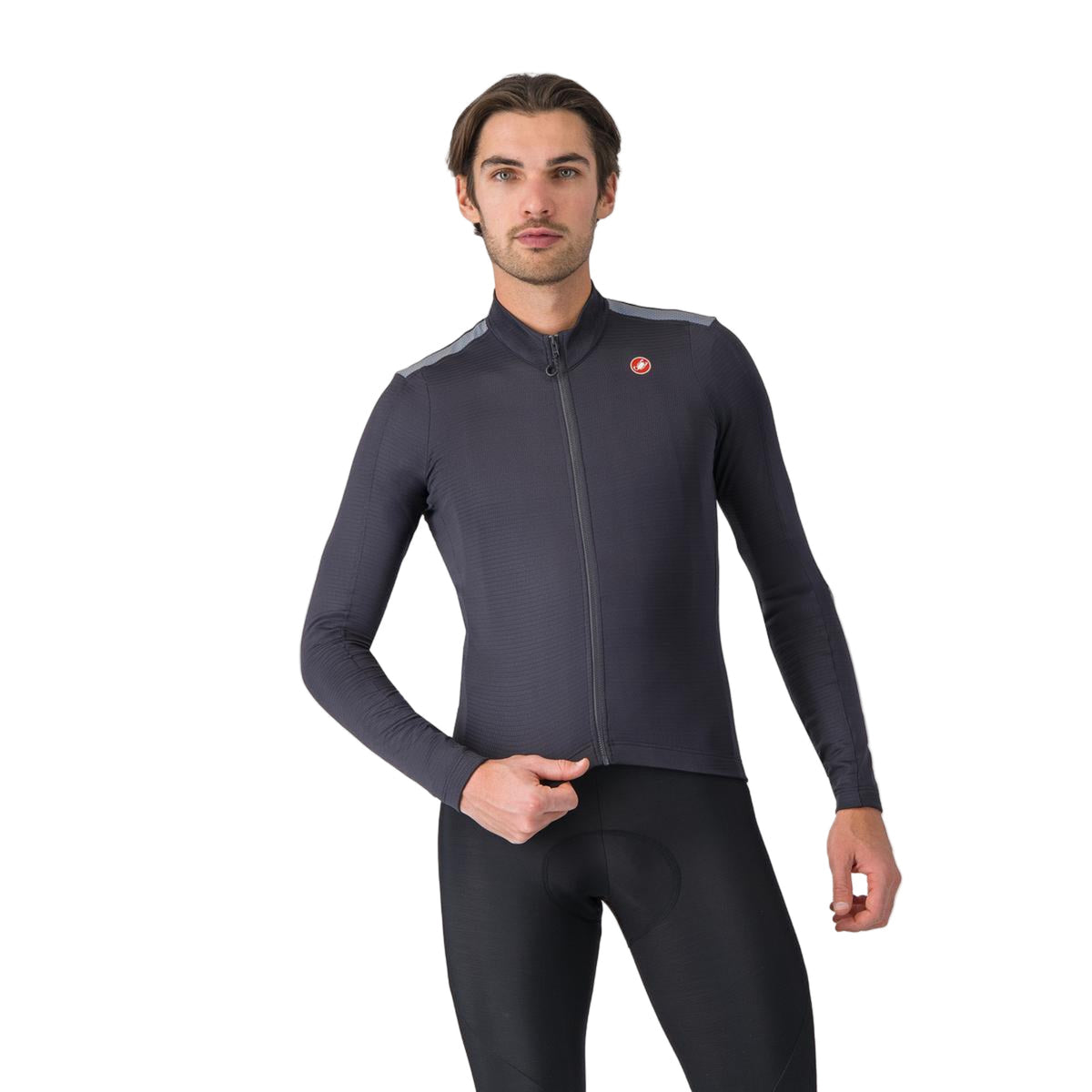 Maglia CASTELLI PURO 4 a maniche lunghe grigio scuro