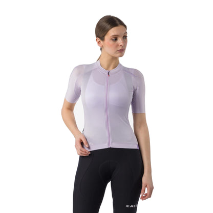 Maglia CASTELLI ESPRESSO 2 da donna a maniche corte viola nebbia