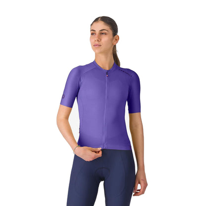 Maglia da donna CASTELLI ESPRESSO 2 a maniche corte viola