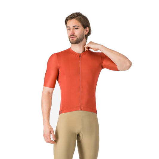 Maglia CASTELLI ESPRESSO 2 a maniche corte color paprika