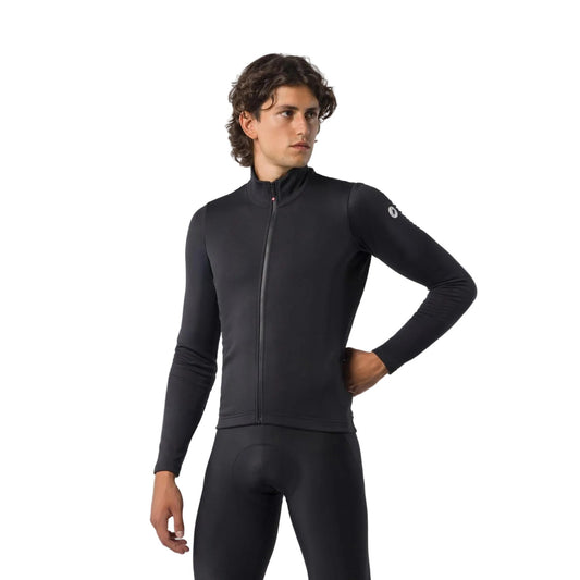CASTELLI COMPETIZIONE THERMAL Langarm-Radtrikot Schwarz
