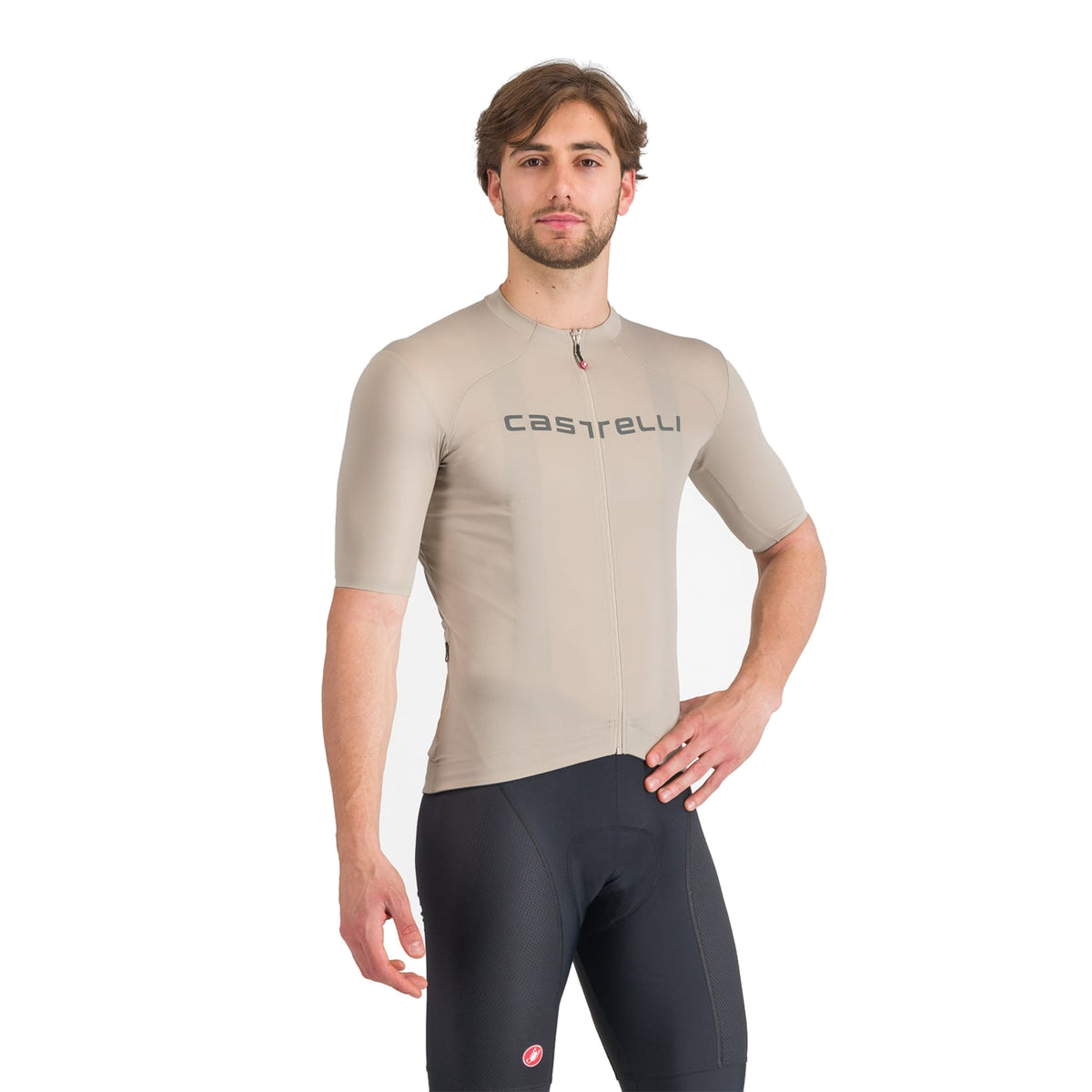 CASTELLI PROLOGO LITE Kurzarm-Radtrikot in Beige