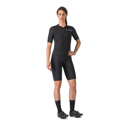 Maglia CASTELLI PREMIO EVO da donna a maniche corte nera