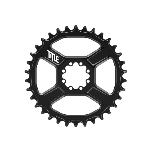Plateau TITLE CR1 12V SRAM T-Type DM 8 Vis Noir