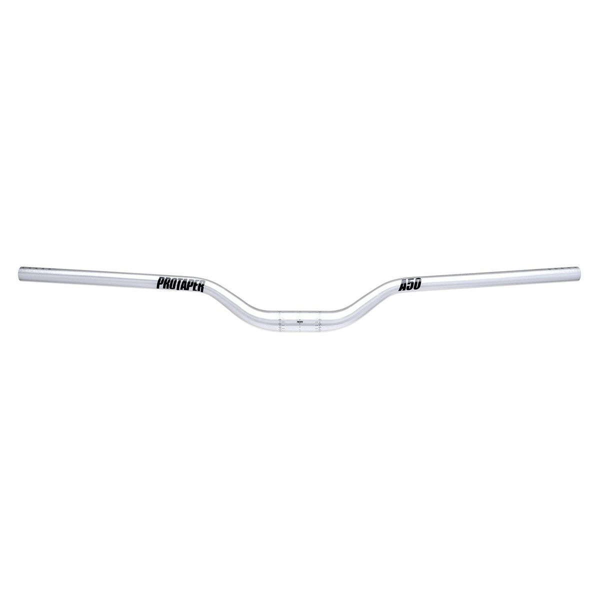 PROTAPER 810 A50 31.8 poliruotas sidabrinis vairas su 2 colių pakilimu