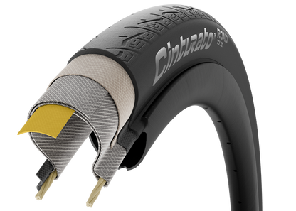 Ελαστικό PIRELLI CINTURATO ROAD TLR Tubeless Ready, μαύρο