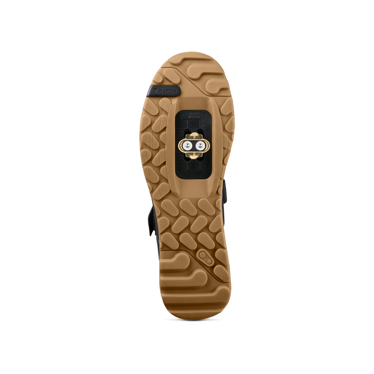 Chaussures VTT CRANKBROTHERS MALLET TRAIL BOA CLIP Noir/Or — semelle avec cale