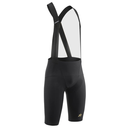 Korte fietsbroek met bretels ASSOS MILLE GTO S11 Long zwart — witte achtergrond, 2000 x 2000