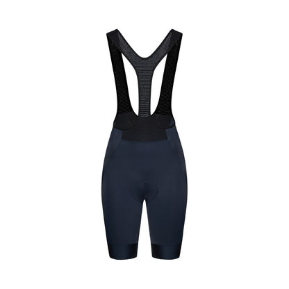 Salopette corta da ciclismo POC CADENCE da donna blu navy — sfondo bianco, 2000 x 2000