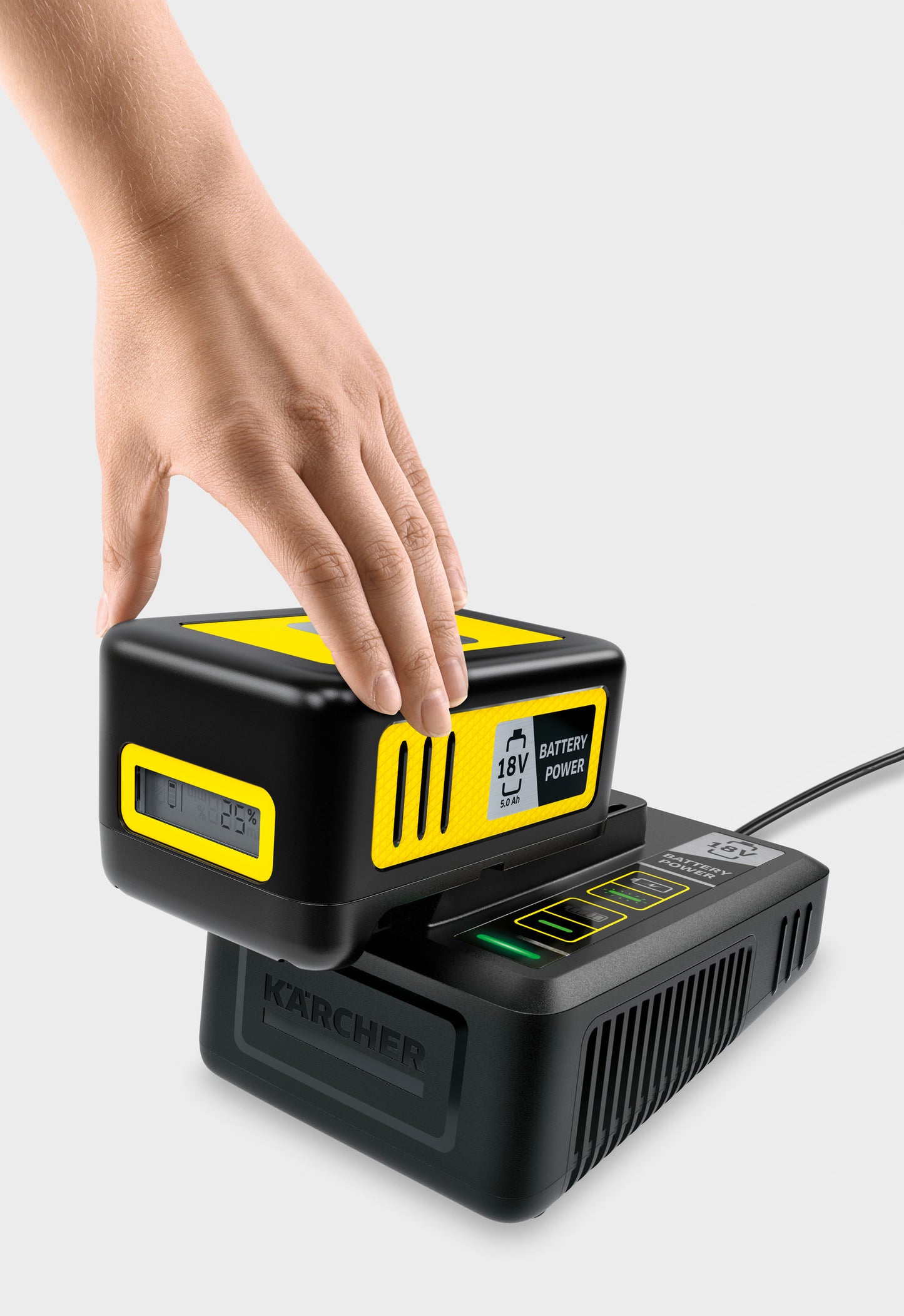 KÄRCHER Battery Power 18 V / 5 Ah batterisæt + hurtigoplader