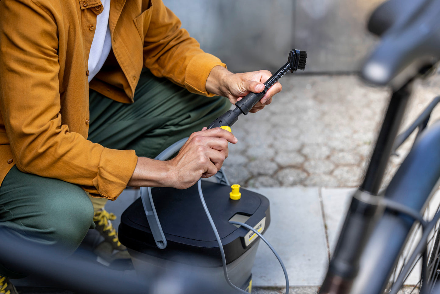 KÄRCHER præcisionsrengøringsbørste til de mobile højtryksrensere OC 3 og OC 4