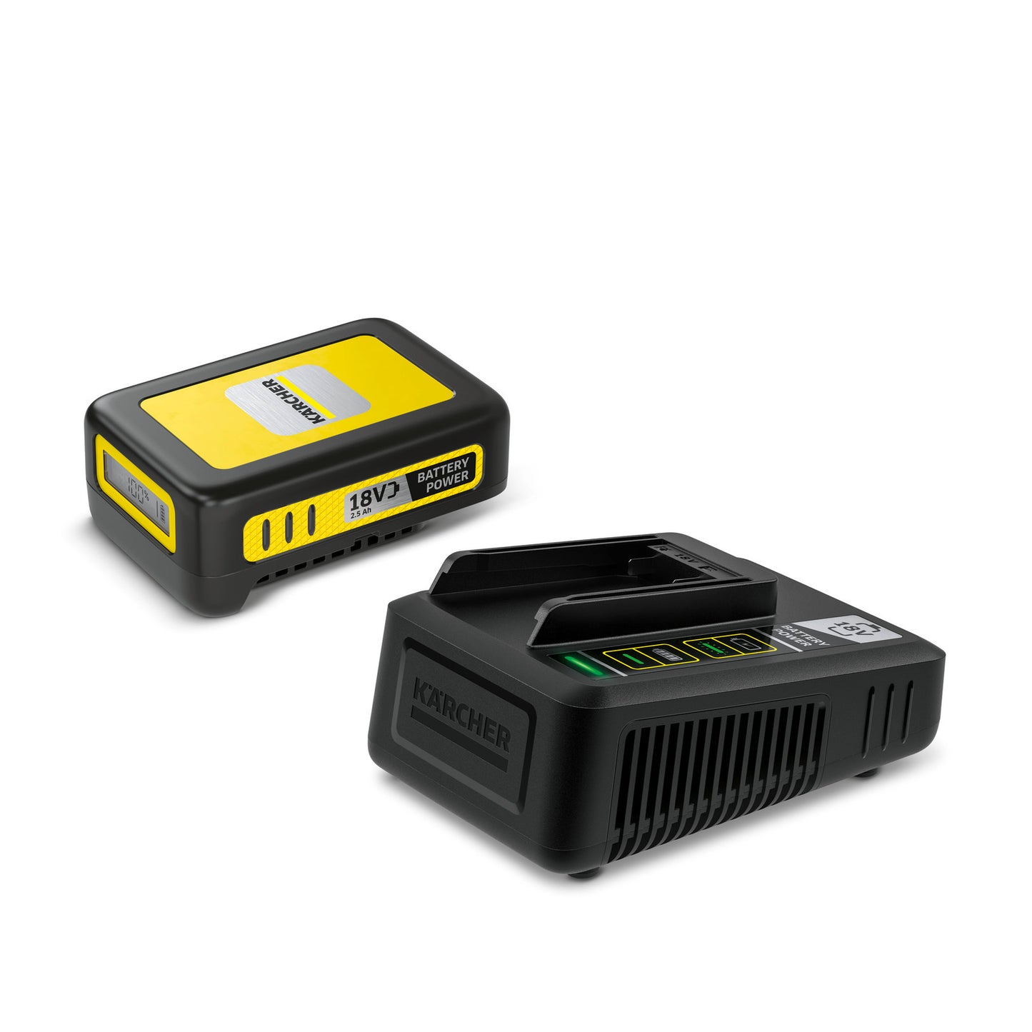 KÄRCHER Battery Power 18 V / 2,5 Ah batterisæt + hurtigoplader