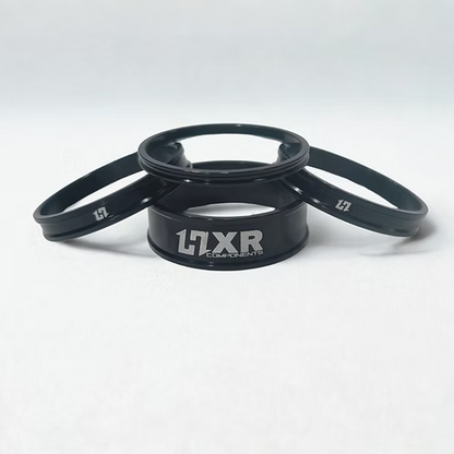 HXR COMPONENTS kormányszár-távtartó készlet, fekete