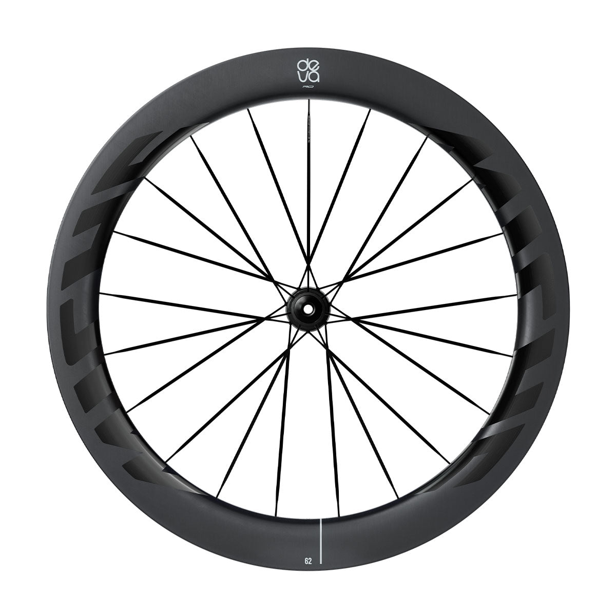 Pár kolies MICHE DEVA RD 62 Tubeless Ready (Center Lock), čierne
