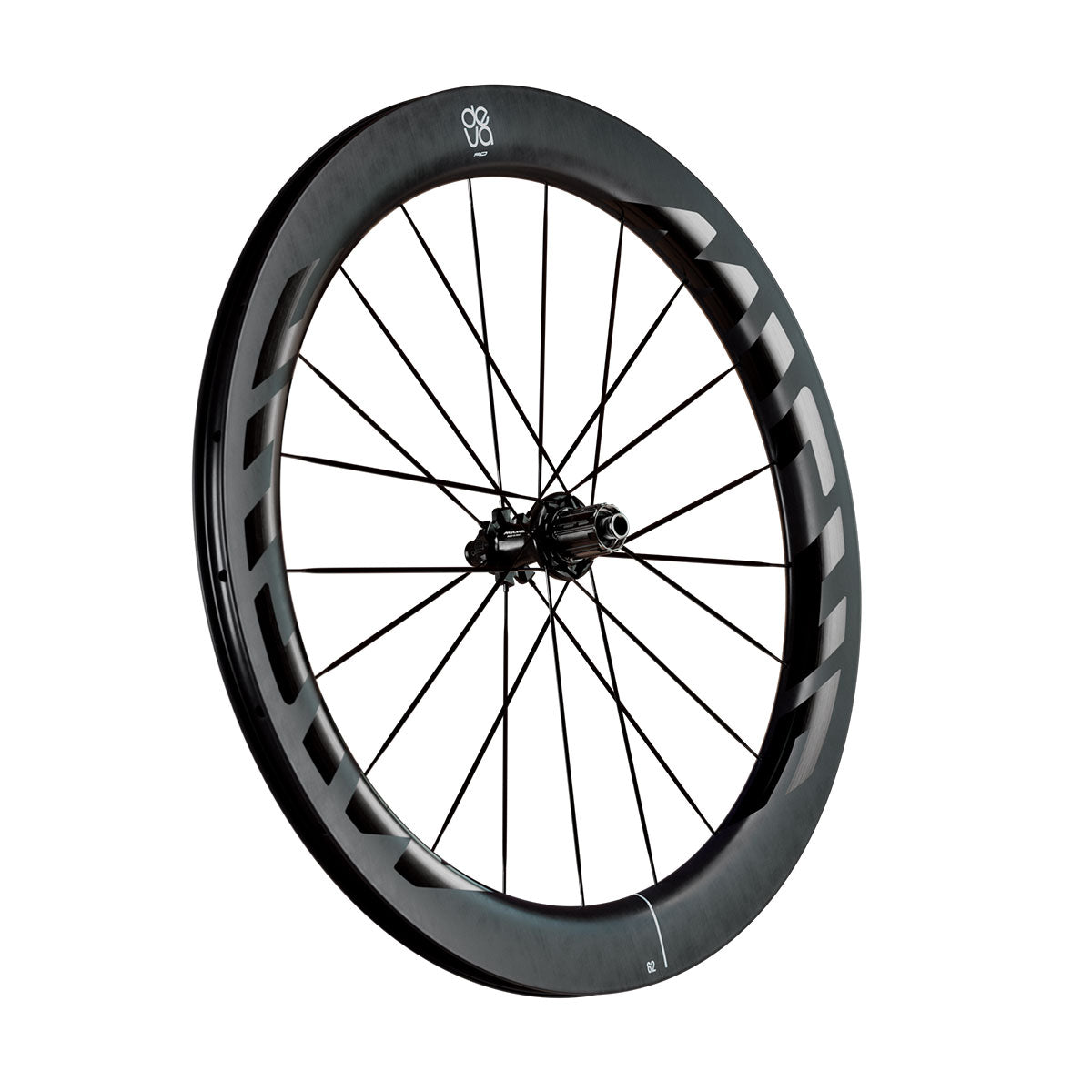 Pár kolies MICHE DEVA RD 62 Tubeless Ready (Center Lock) čierny