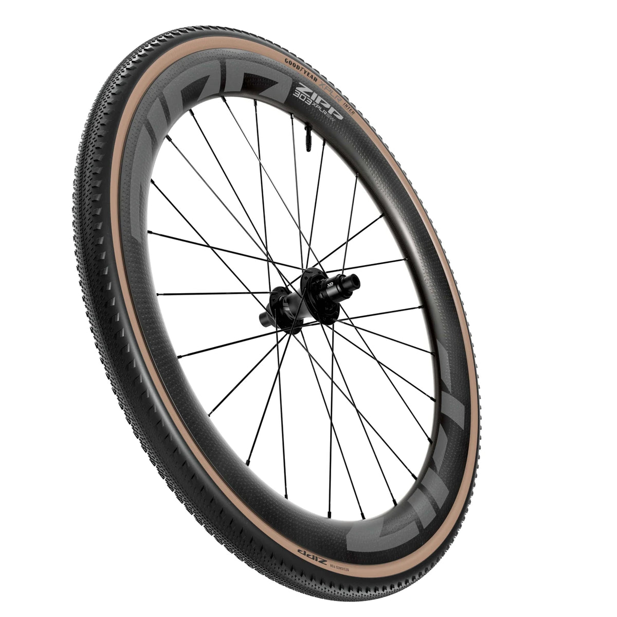 Ελαστικό ZIPP GOODYEAR INTER XPLR 700C Tubeless Ready Μαύρο