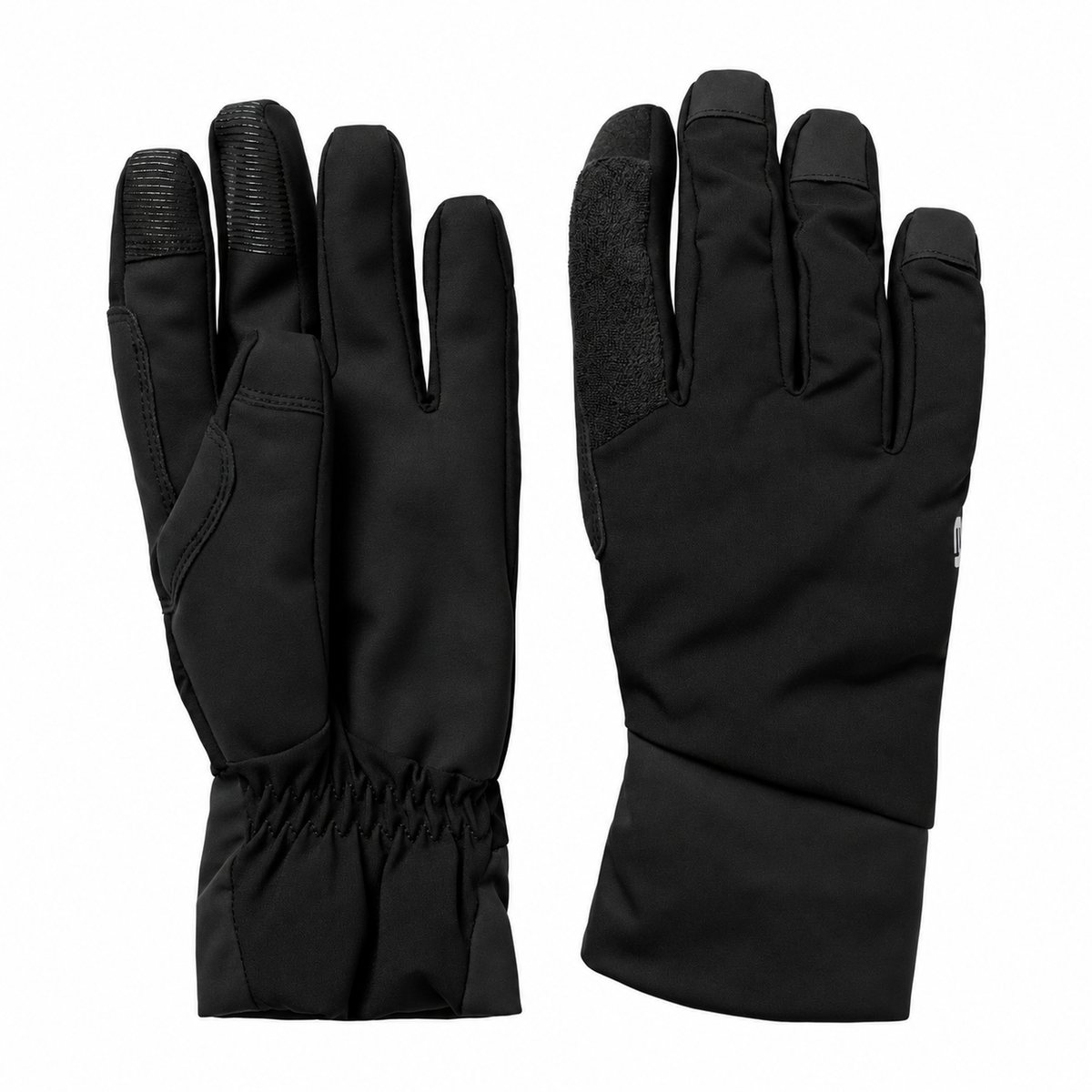 Guanti ENDURA LOOP WATERPROOF neri su sfondo bianco