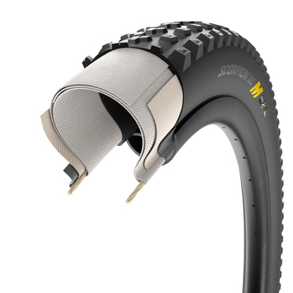 Pneu PIRELLI SCORPION RACE XC M ProWall 29x2.40 Tubeless Ready de talão dobrável preto/bege Classic