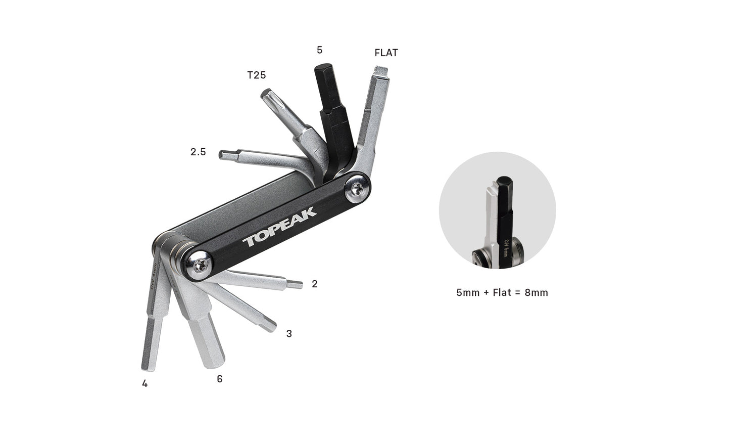 Multi-Outils Co2 TOPEAK TUBIMASTER RXT Pro
