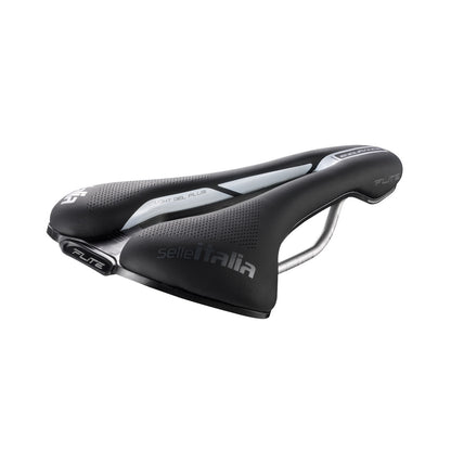 Selim SELLE ITALIA FLITE BOOST SUPERFLOW ENDURANCE L com carris Ti 316 preto — vista a três quartos