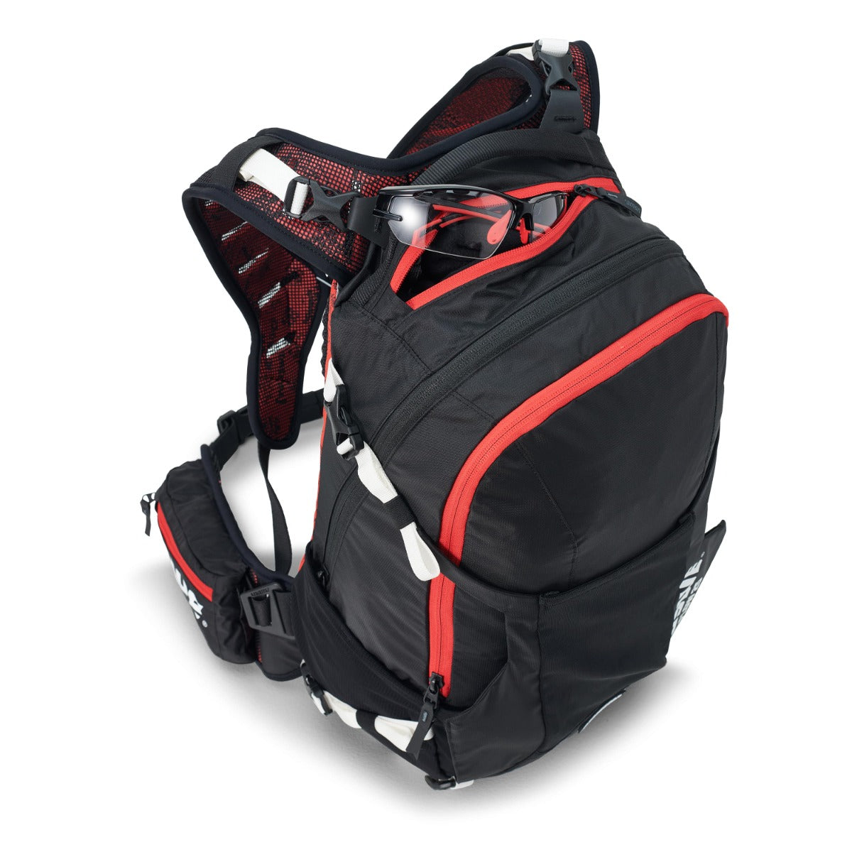 Sac à Dos avec Dorsale Intégrée USWE FLOW 16 L Noir/Rouge
