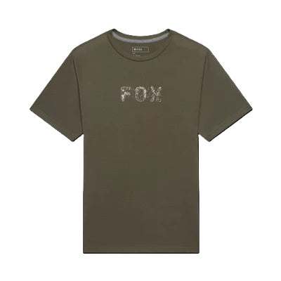 Πράσινο κοντομάνικο T-shirt FOX SLOWBURN DRI-RELEASE